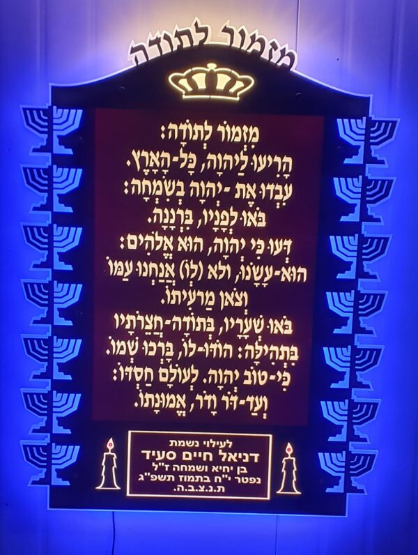 מזמורים 22 - מזמור לתודה