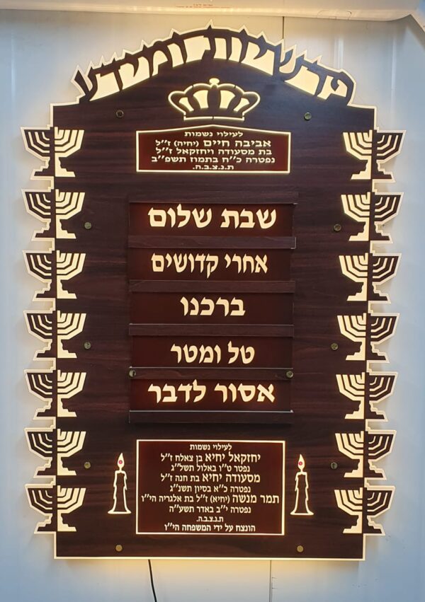 לוח פרשיות 6