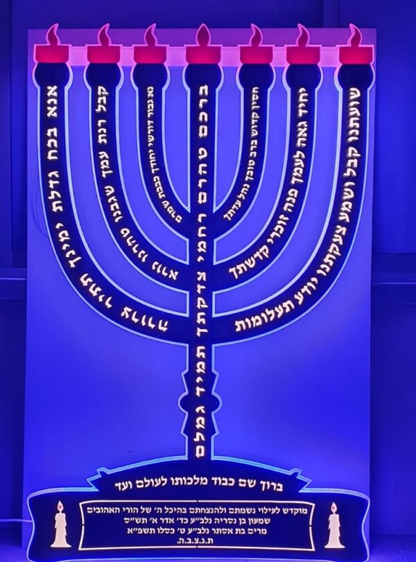 ⁦מזמורים 27 - חנוכיה⁩ – תמונה ⁦3⁩